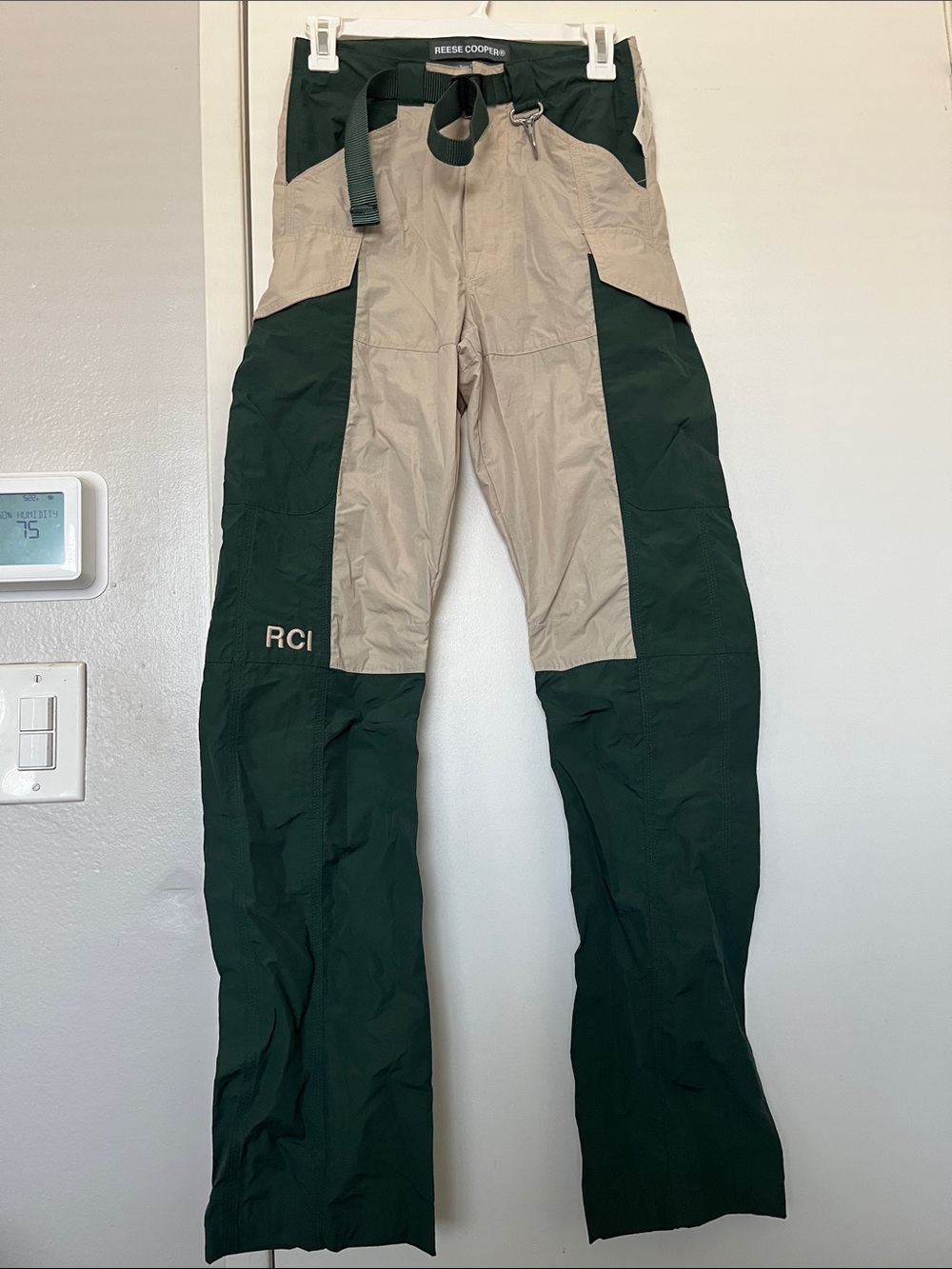 Reese Cooper Dark Green & Tan Cargo Utility Pants/Hike pants